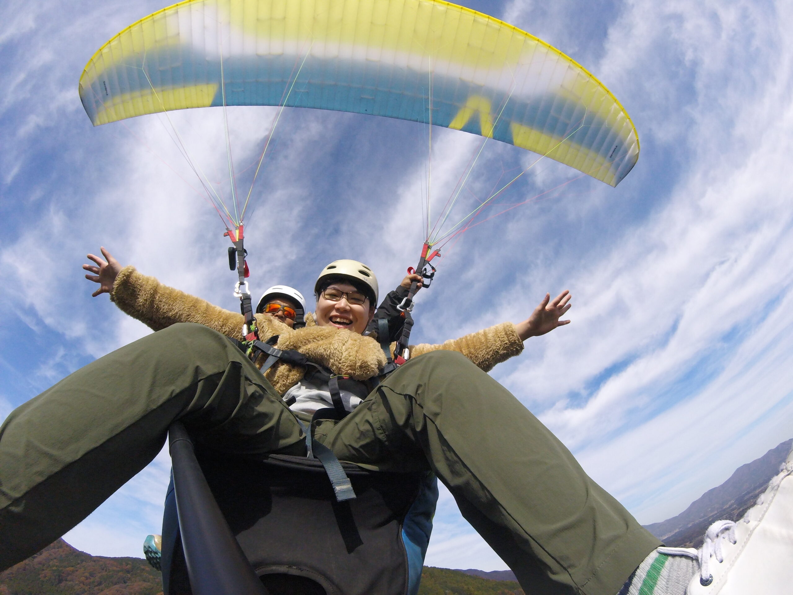 予想通りの南西風で